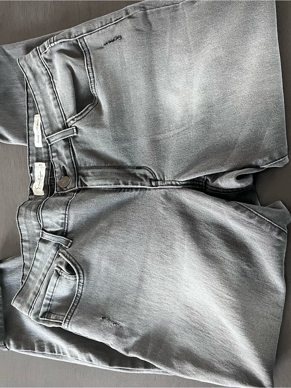 Jessica Simpson Grey Boyfriend Skinny Jeans - Picture 4 of 12